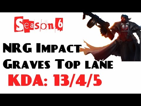 NA Challenger LOL - NRG Impact - Graves Top lane vs Fox kfo Malphite (Feb 24, 2016)