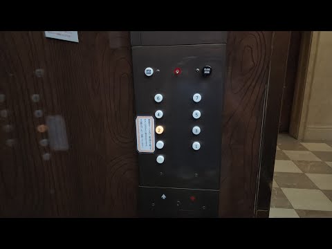 GORGEOUS 60s Toyo Otis WHITE BUTTON (former 1934 Signal Control) Traction Elevators in Tokyo, Japan
