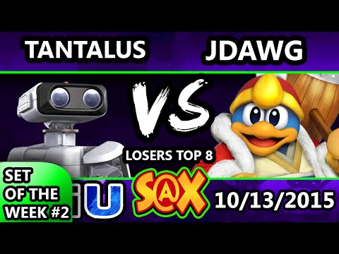 S@X 119 - Jdawg (DeDeDe) Vs. VGBC | Tantalus (ROB) SSB4 Losers Top 8 - Smash Wii U - Smash 4