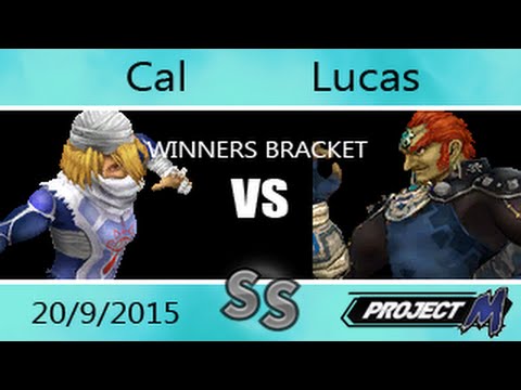 SGT 20/09 - Cal (Fox, Marth, Bowser) Vs. Lucas (Ganondorf, Diddy Kong) Project M Winners Bracket