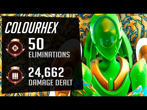 50 ELIMS! COLOURHEX RANK 36 DPS ECHO AND ASHE! [ OVERWATCH 2 SEASON 6 TOP 500 ]