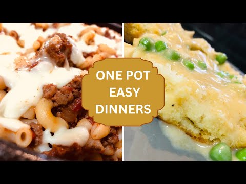 ONE POT DINNER RECIPES | INCREDIBLE ONE POT RECIPES | Tasty Cheap & Simple Family Meals