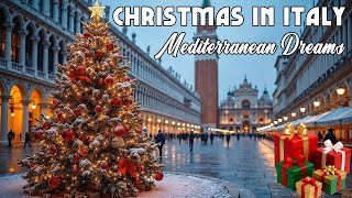 🎄Christmas in Italy 🇮🇹 🎄 🎶 Italian Music 🎶 2+ Hours Scenic Amalfi Coast &amp; Lake Como Relaxation 4K
