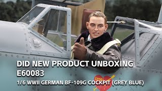Diorama Bf-109G Cockpit (Grey Blue) 1/6