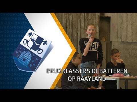 Brugklassers debatteren op Raayland - 8 maart 2018 - Peel en Maas TV Venray