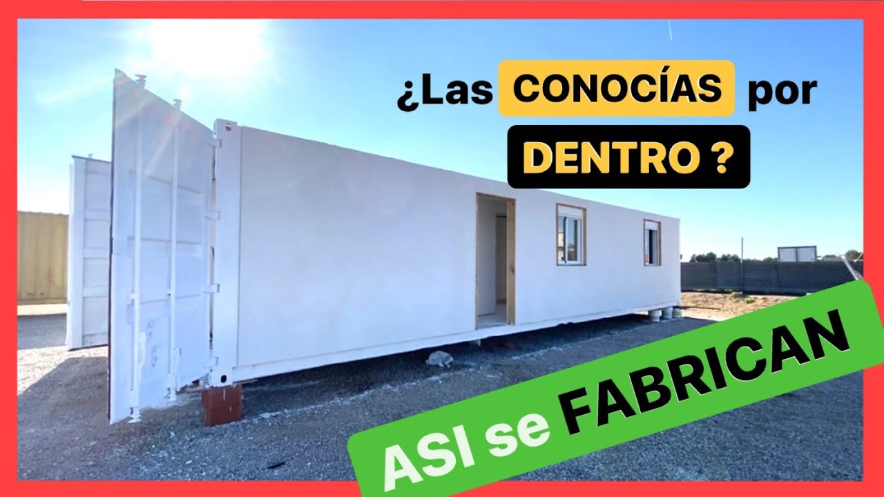 CASAS PREFABRICADAS en CONTENEDORES MARÍTIMOS [CONSTRUCCIÓN en ESPAÑA 2022]