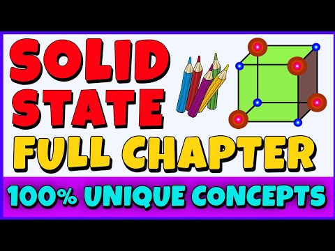 Solid State | Class 12 | Full Chapter | One Shot