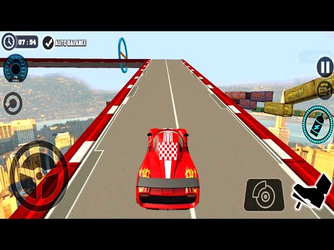 Impossible Stunt Car Tracks 3D - Blue Car Driving Stunts - Android GamePlay 2019. #18