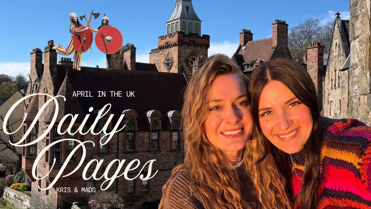 daily pages in the UK - vlog hanging out with fellow creators, authors, and book club members!