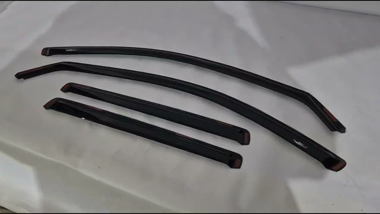 Volvo XC90 2015- рр. Вітровики вставні (4 шт, HIC) Video 1