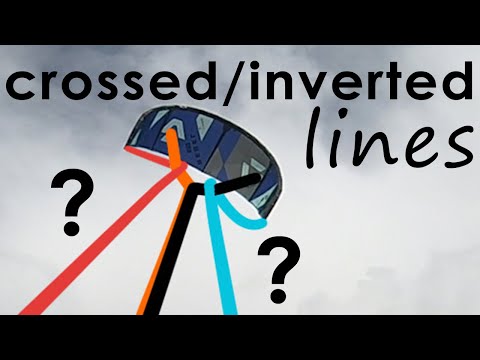 How to fix crossed or inverted lines (kitesurf tutorial)