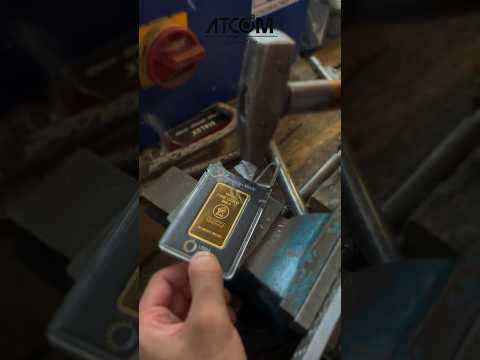 Preparing for Monday✨ 100g 24K Gold Bar #jewelry #asmr #gold #fyp #viralvideo #love #trending #goals