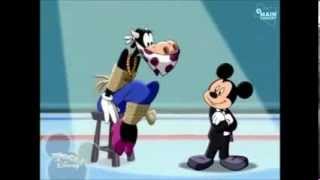 Disney Damsel in distress - House of mouse - Clarabelle cow bound and Gagged