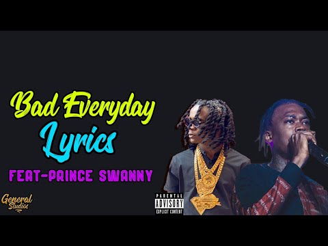 Skillibeng - Bad Everyday Ft. Prince Swanny (Lyrics video)