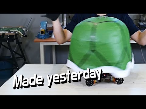 Koopa Troopa Shell that Rotates when You Step on It!