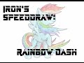 Iron's SpeedDraw: Rainbow Dash - Forest Rain ...
