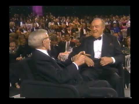 George Burns paying tribute to Bob Hope (Bob Hope: The First 90 Years - May 14th 1993)