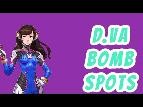 Overwatch D.va Bomb spots to get insane ultimate value Overwatch tips and tricks ep 1.