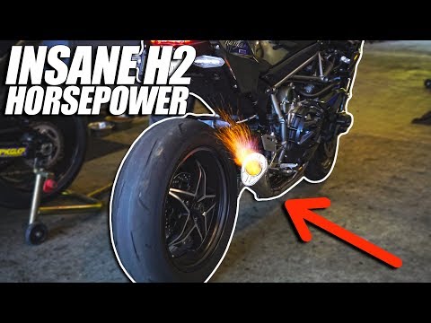 Ninja H2 BREATHES FIRE on the Dyno