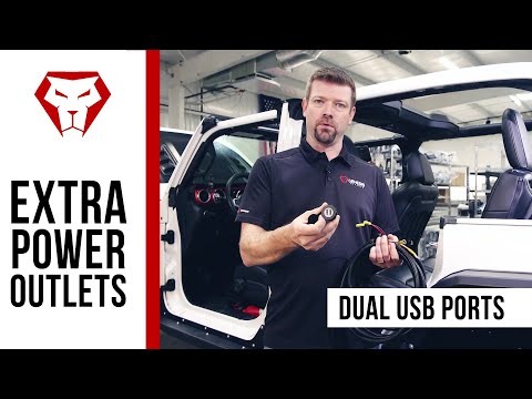 How to install an extra 12v power outlet or dual USB ports