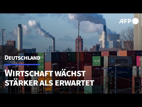 Deutsche Wirtschaft wächst stärker als erwartet | AFP