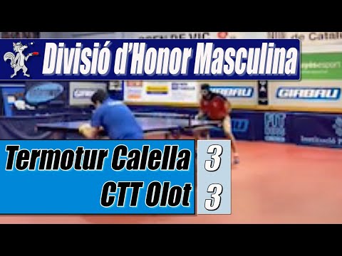 Termotur Calella - CTT Olot 3-3 Part 1 | DHM | Club Tennis Taula Calella