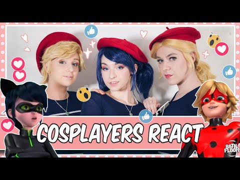 Cosplayers React to Miraculous Ladybug - Reflekdoll 🐞😻