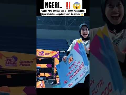 NGERI..!!! KALU MEREKA SAMPAI SATU TIM #volleyball #lfl #megawatihangestri #proliga #fyourpage