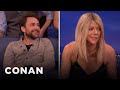 Charlie Day Kaitlin Olson S Awkward Love Scene CONAN On TBS