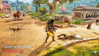 Assassin's Creed Odyssey: Defeating Dimitrios the Cleaner - Part 4 4K 60FPS Gameplay