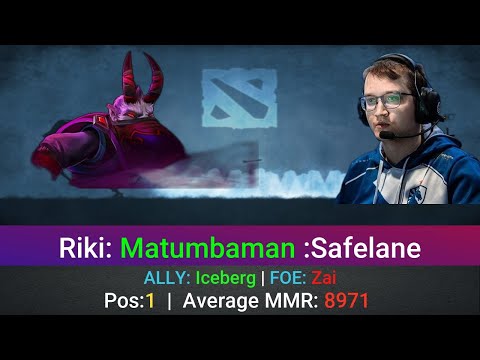 Riki Perspective by Matumbaman | @1440p | Safelane Pos:1 | ALLY: Iceberg | FOE: Zai |5789673391