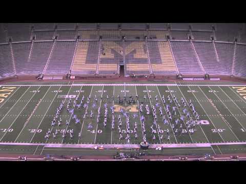 Troy Colt Marching Band at Big House Invitational, Bird's-Eye View, 10/18/2014