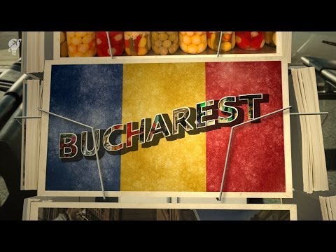 postcards Bucharest Romania