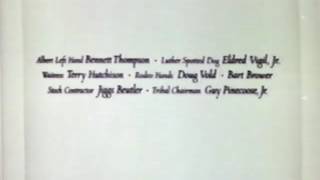 Closing to When The Legends Die 1989 VHS