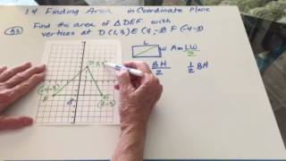 Finding area in the coordinate plane