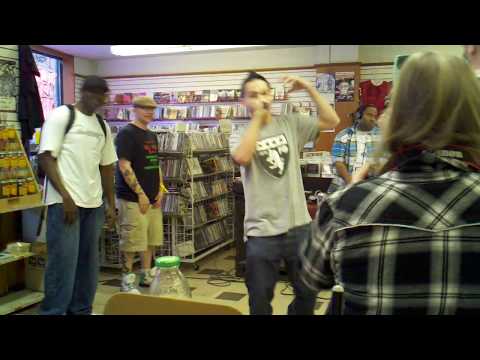 The Catalyst raps with J-Rawls for a Casual instore