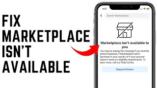 How To Fix "Facebook Marketplace Isn