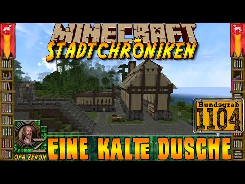 Minecraft #1104 -Stadtchroniken- Eine kalte Dusche [HD+Deutsch]