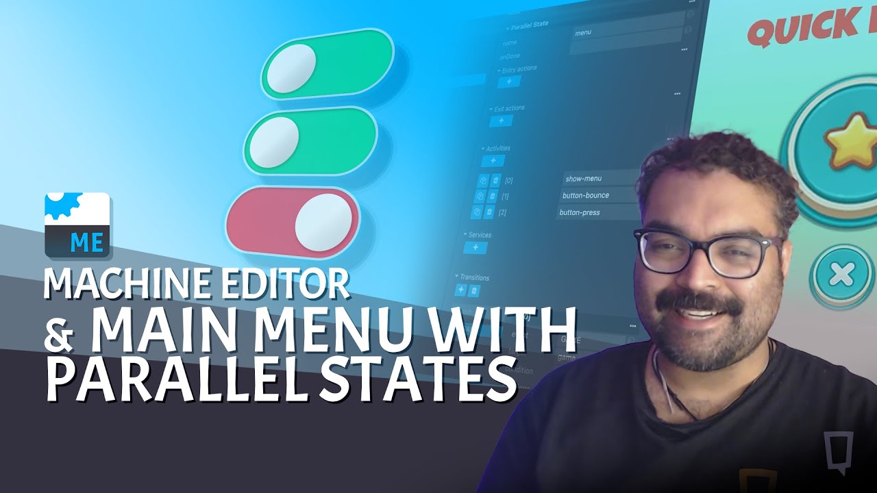 Machine Editor Tutorial: Main Menu with Parallel States