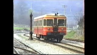 In cabina D 343 SNFT e le ALn 668 BREDA -1990-