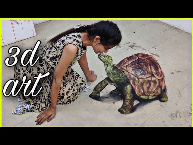 World record artist shikha sharma create best 3d rangoli artwork 2021