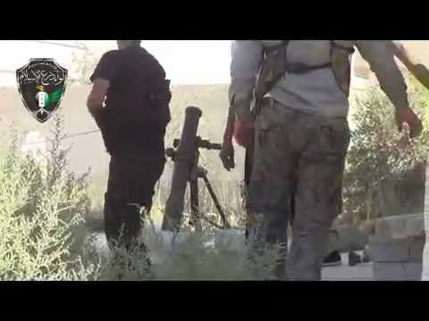 استهداف  قوات النظام بقذائف الهاون من قبل لواء درع الإسلام في دير سلمان في محافظة ريف دمشق