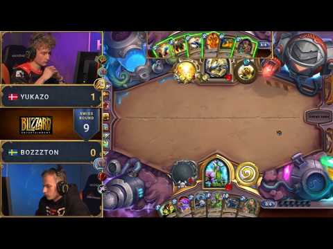 HCT Dreamhack Winter: Yukazo vs Bozzzton - Hearthstone Sweden Grand Prix 2018 | Day 2 Swiss Stage R9