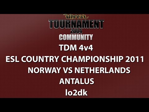 UT2004 TDM 4v4 - ESL Country Championship '11 - Team Norway vs Team Netherlands - Antalus - lo2dk