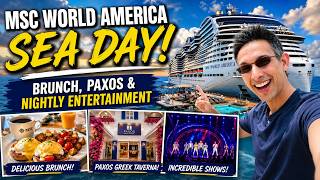 Enjoying Our FIRST Sea Day Onboard MSC World America