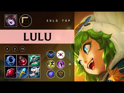 Lulu Top vs Renekton - KR Diamond Patch 25.23