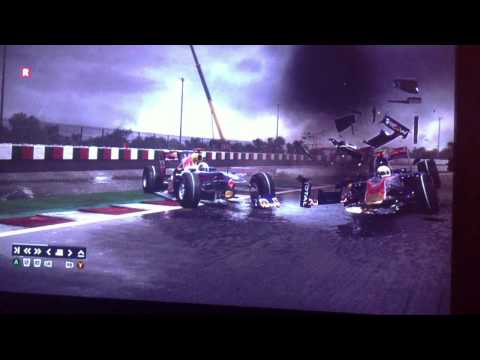 Suzuka hard rain RedBull crash