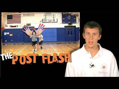 HOW TO POST UP by FLASHING in the Post) --Shot Science Basketball