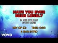 Patsy Cline - Have You Ever Been Lonely (Karaoke)
