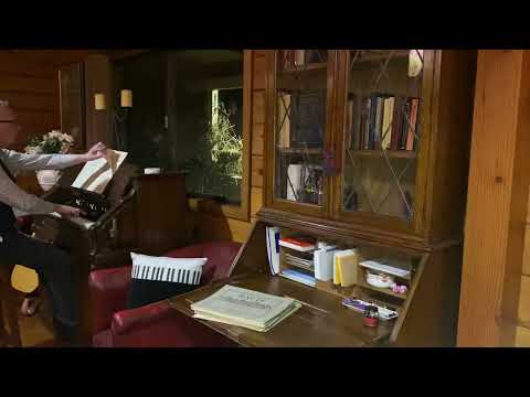 Seated one day on the organ